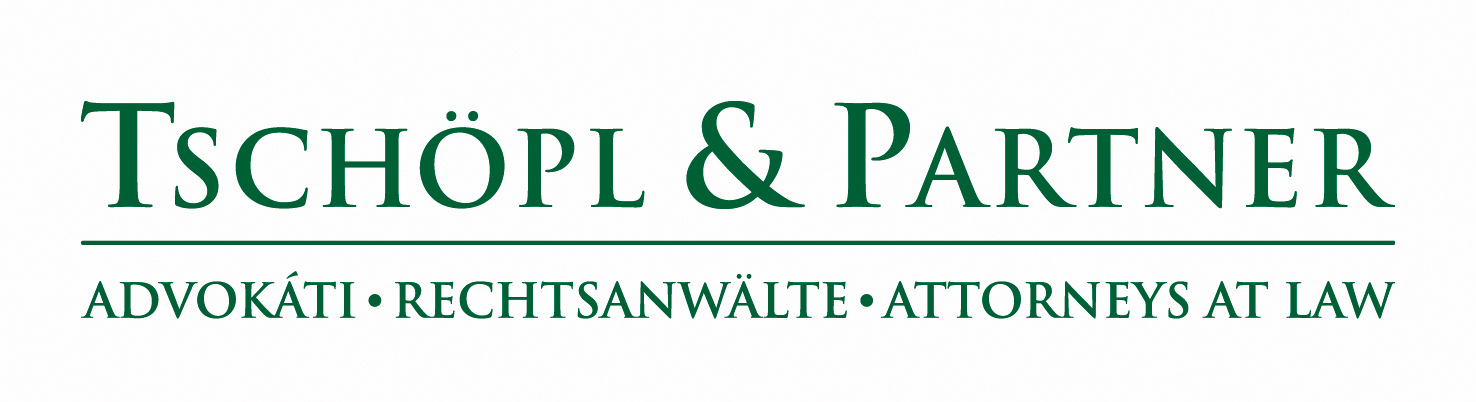 Logo Tschöpl & Partner, advokáti, Rechtsanwälte, attorneys at law